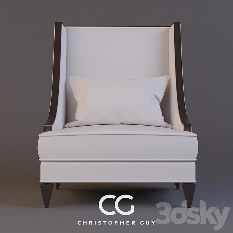 Armchair Christopher_Guy_Val_D'sere 3DS Max - thumbnail 1