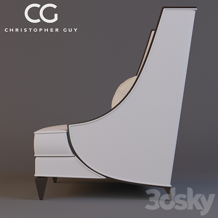 Armchair Christopher_Guy_Val_D'sere 3DS Max - thumbnail 2