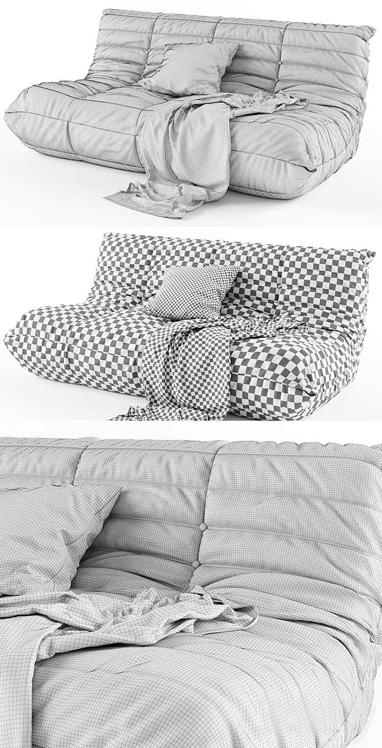 Ligne Roset TOGO 1 3D Model