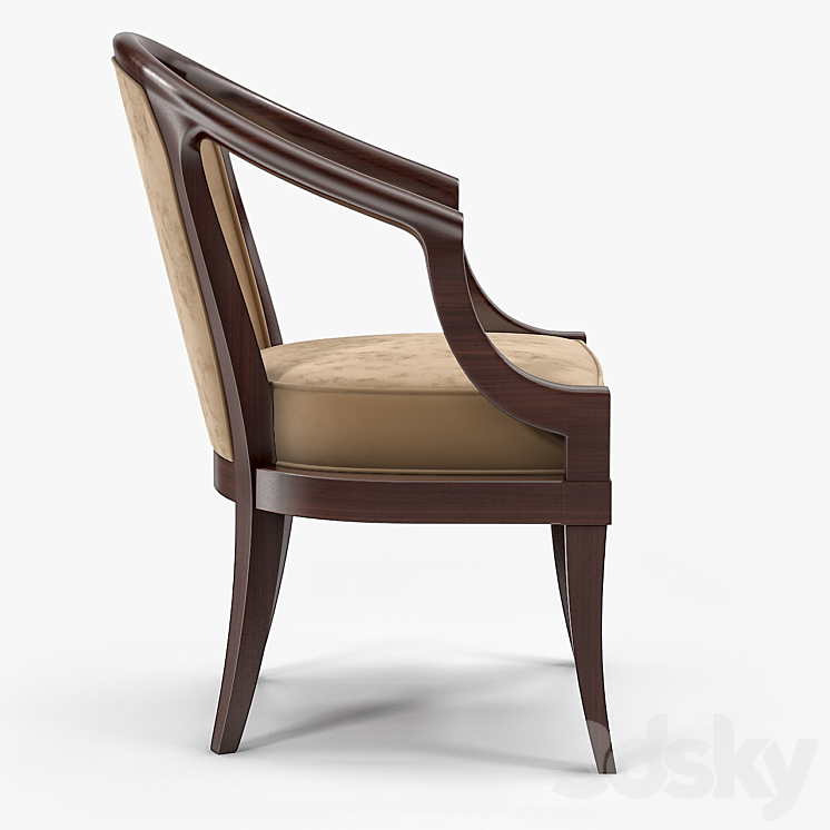 Aerin Fillmore Dining Chair 3D Model