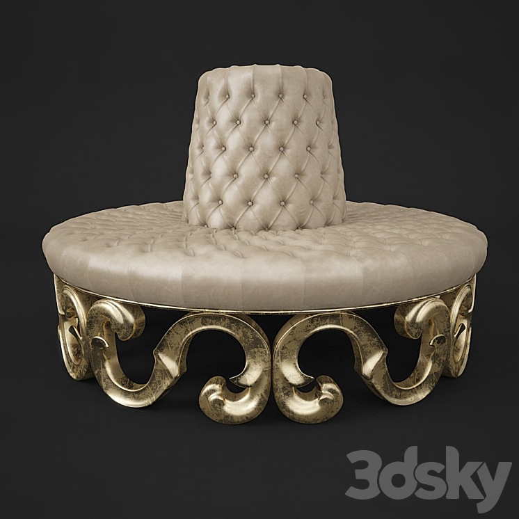 Banquettes CHRISTOPHER GUY 3DS Max - thumbnail 1