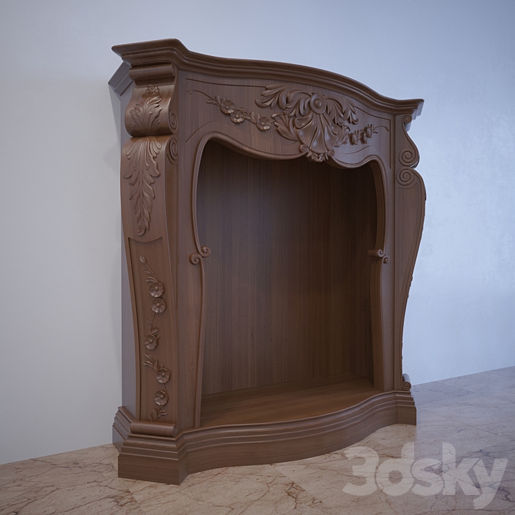 Fireplace 3D Model