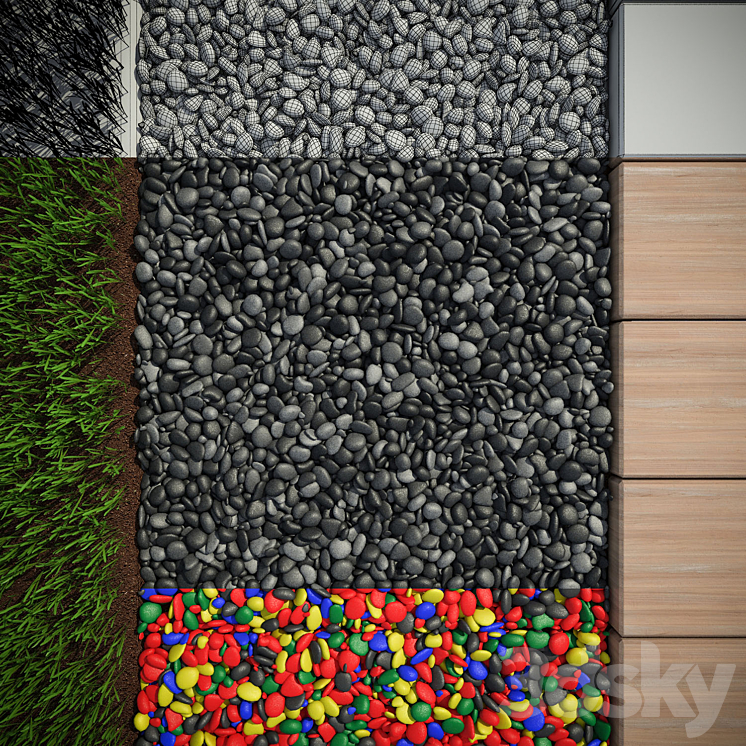 Pebble 3D Model