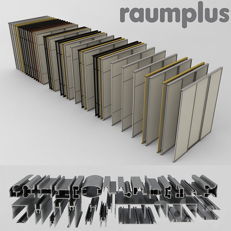 Sliding system Raumplus 3DS Max - thumbnail 1