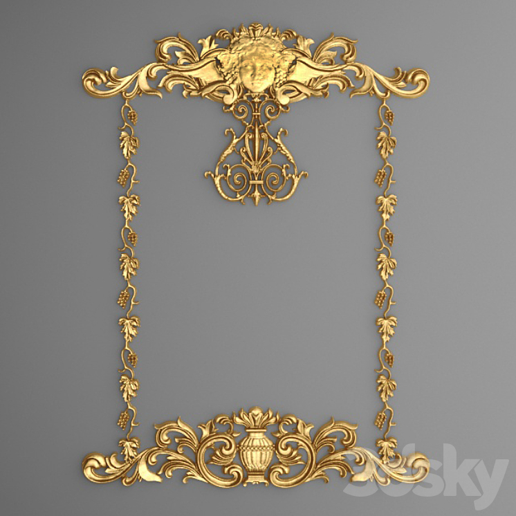 Stucco Frame.