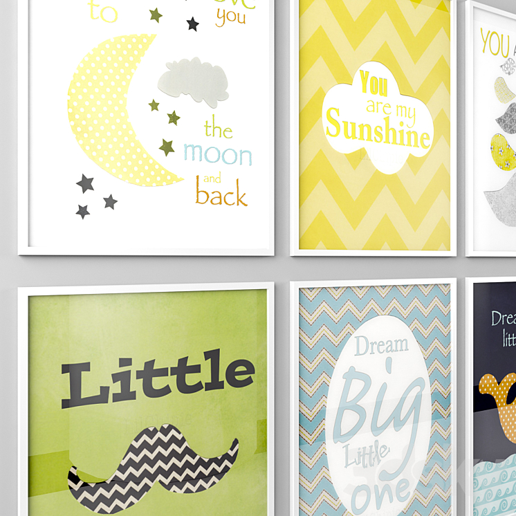 Pictures of the nursery 3D Model