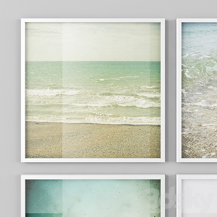 The paintings on the theme of the sea 3D Model