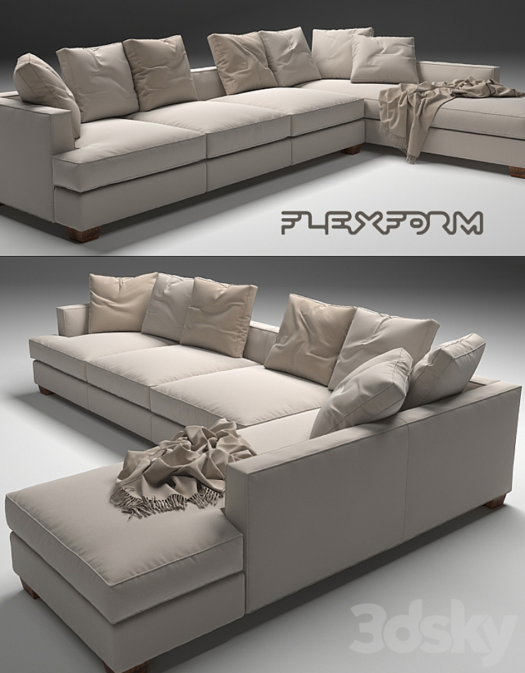 SOFA EROS FLEXFORM 3D Model