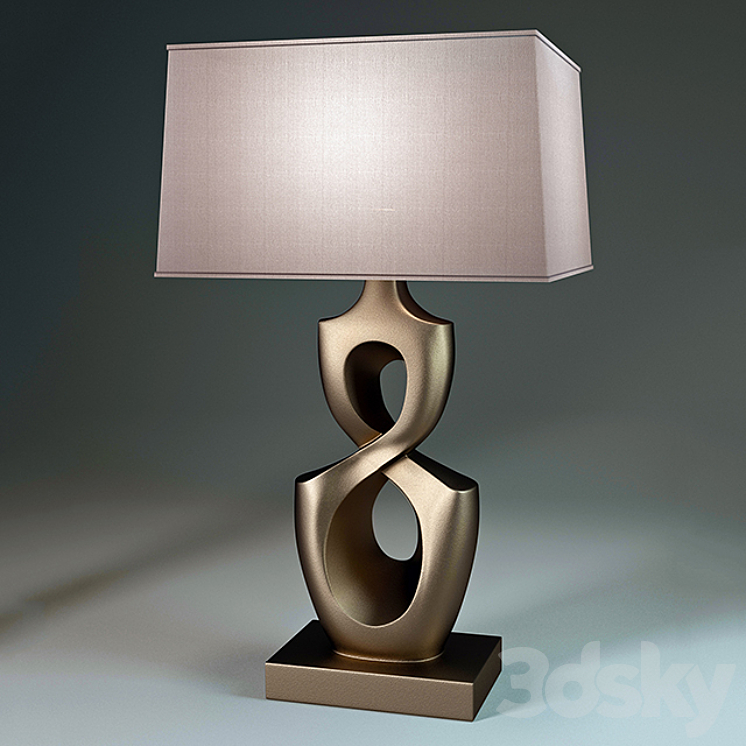 Spanish table lamp from Faro 3DS Max - thumbnail 1