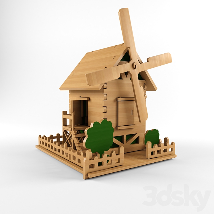 House Mill 3DS Max - thumbnail 1