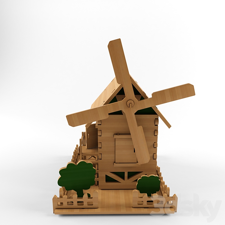 House Mill 3DS Max - thumbnail 2