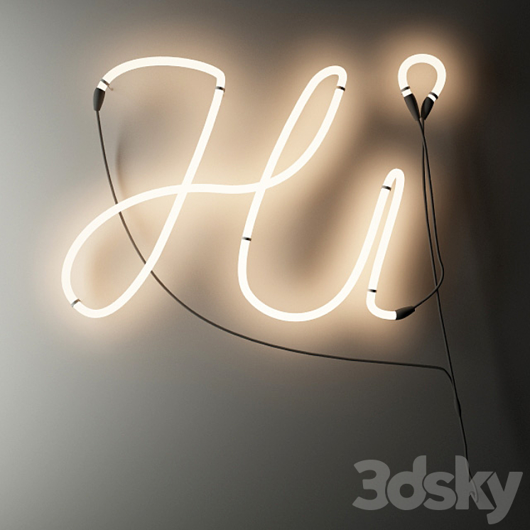 3ds max neon shop light