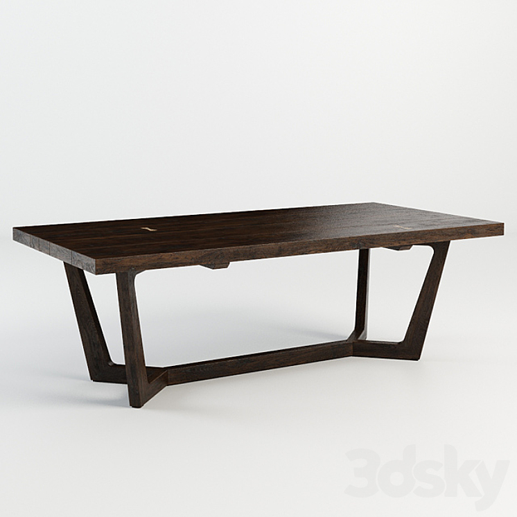 GRAMERCY HOME – JADA COFFE TABLE 521.026-SE 3DS Max - thumbnail 1
