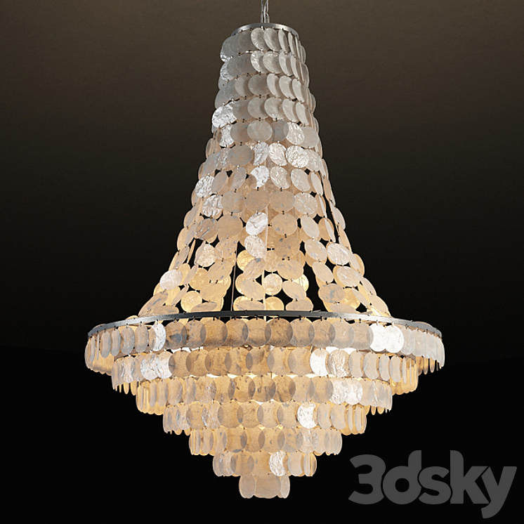 GRAMERCY HOME – WILLIE CHANDELIER CH079-5 3DS Max - thumbnail 1