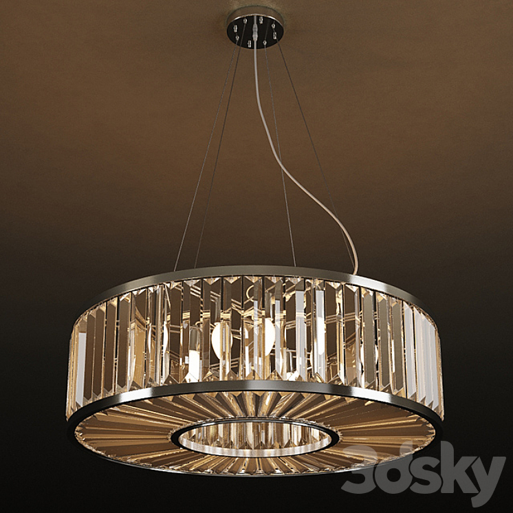 GRAMERCY HOME – AMELIE CHANDELIER CH080-8 3DS Max - thumbnail 1