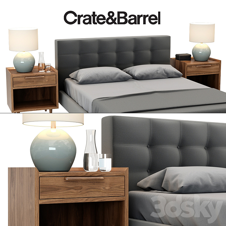 Crate & Barrel \/ TATE COLLECTION 3DS Max - thumbnail 1