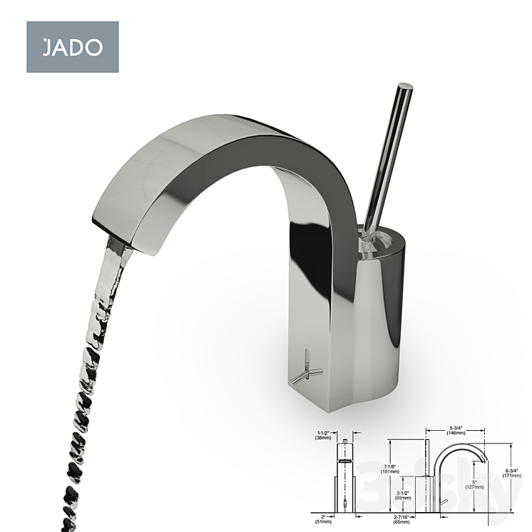Jado Glance A5331 Faucet 3D model
