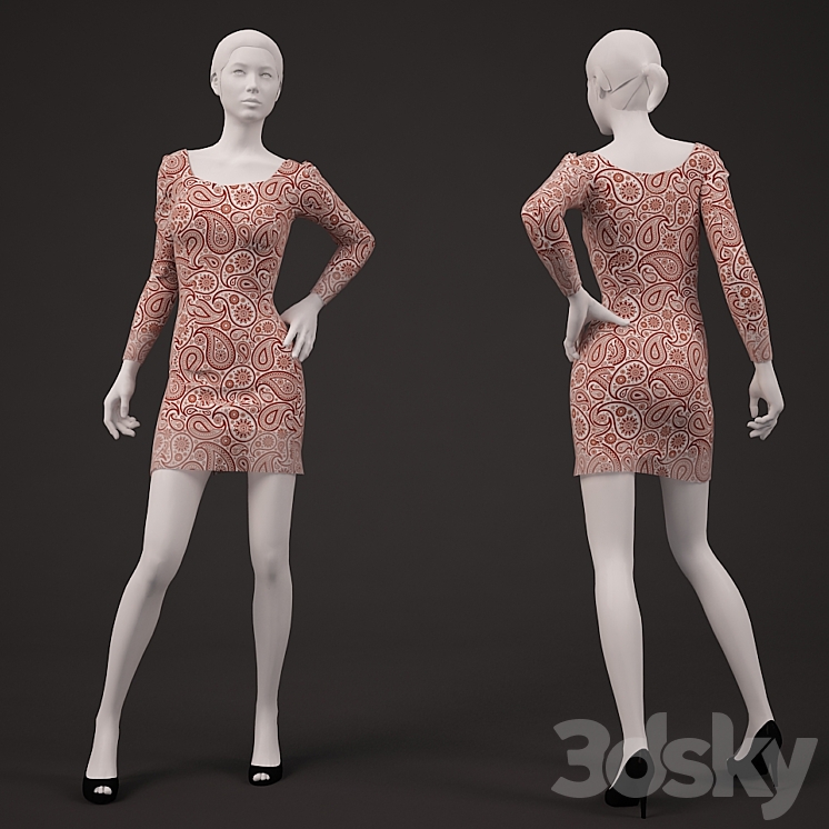 Office dress 3DS Max - thumbnail 1
