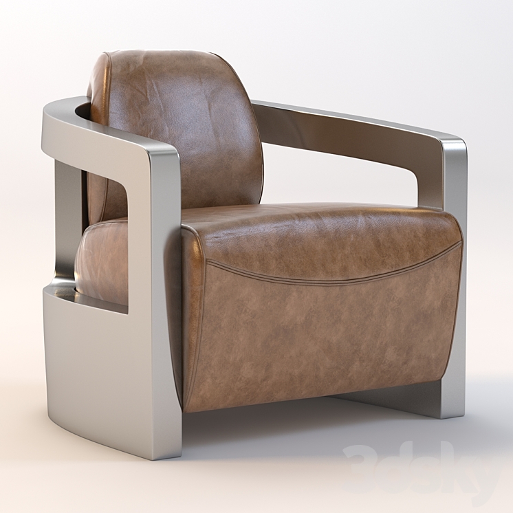 Bugatti Atlantic Coupe Leather Chair Arm chair 3D model