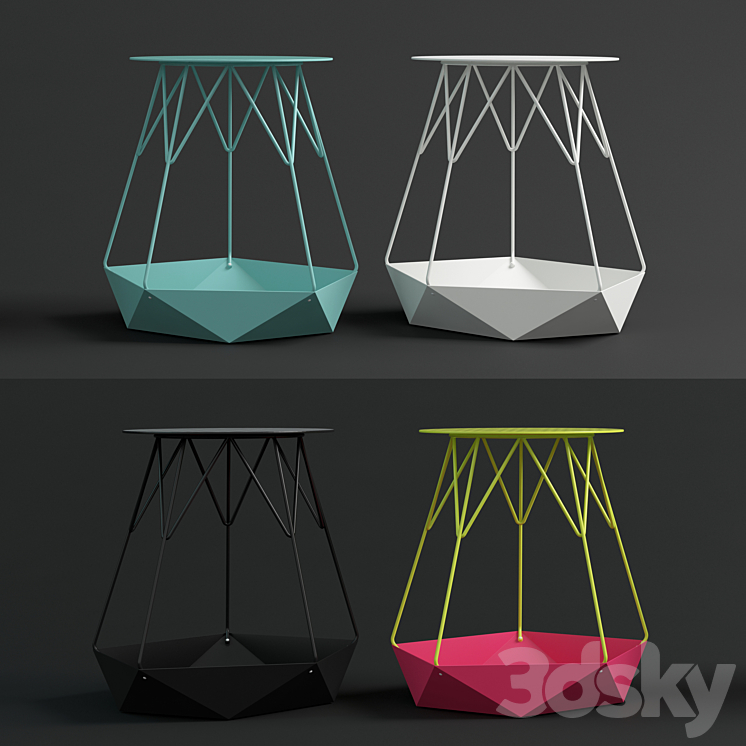 KRATER Side Table by Levantin Design 3DS Max - thumbnail 2