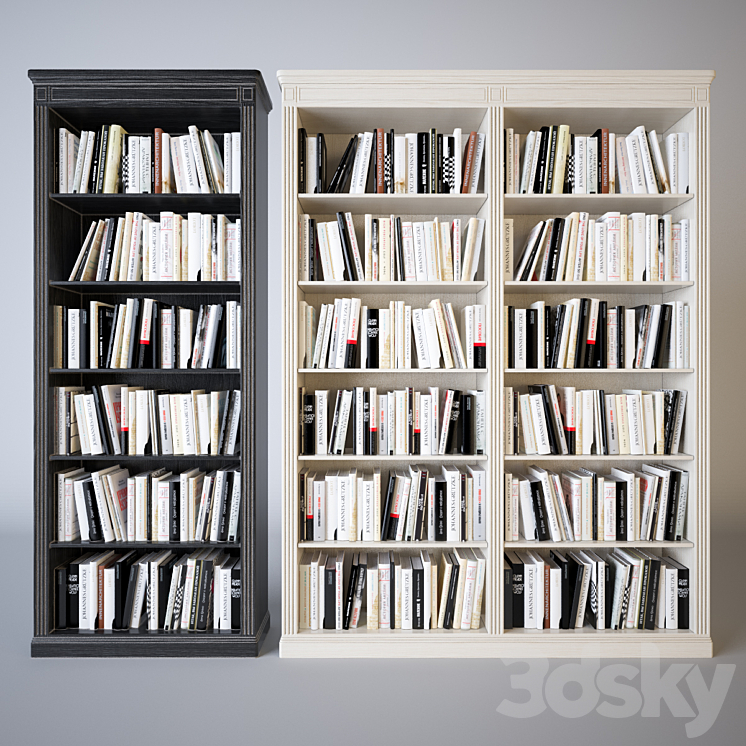 Shelves of books