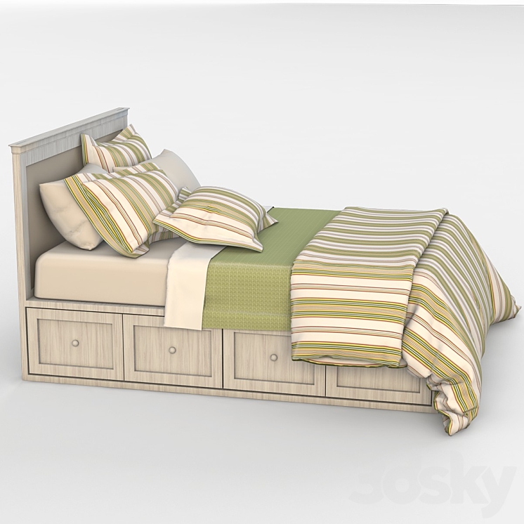 Cot №13 (1000h1600) 3D Model