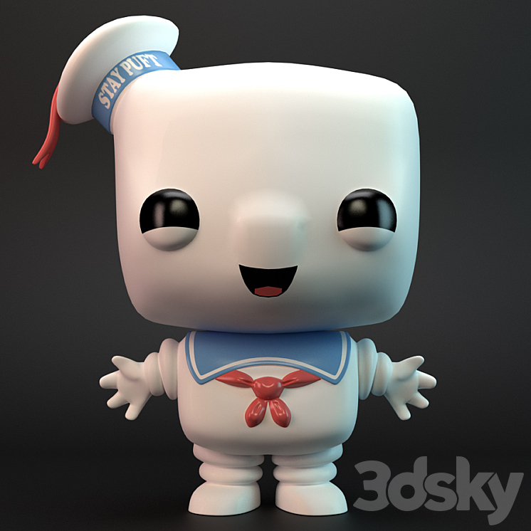 Stay Puft Pop 3DS Max - thumbnail 1