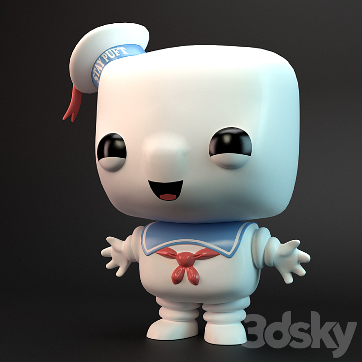 Stay Puft Pop 3DS Max - thumbnail 2