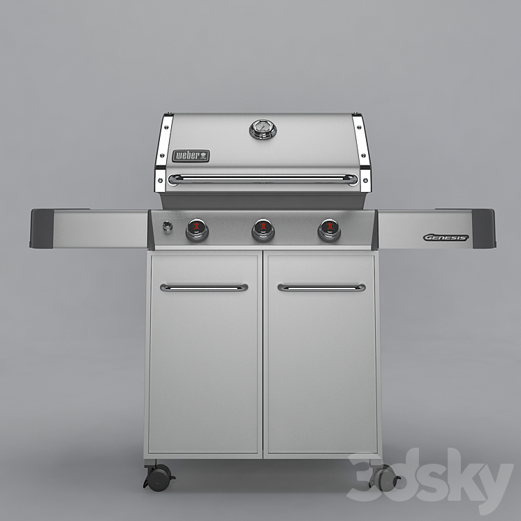 WEBER GENESIS GRILL 3DS Max - thumbnail 1