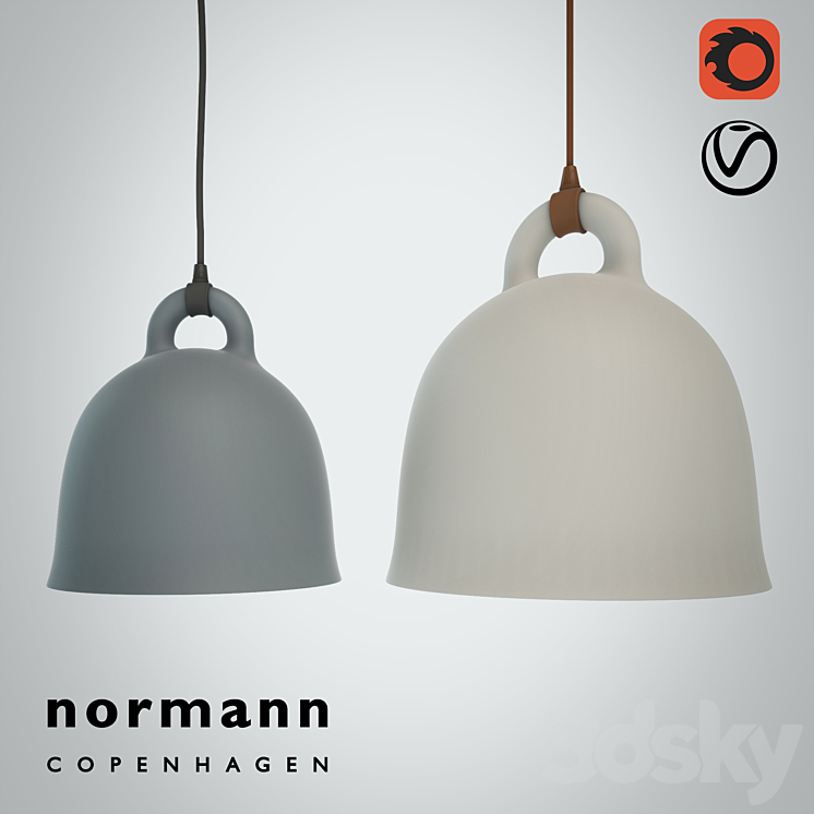 Norman Copenhagen – Bell Lamp 3DS Max - thumbnail 1