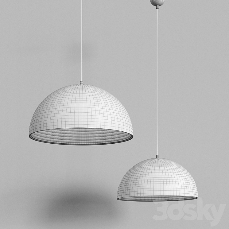 Hanging lamp Fabas Dingle 3D Model