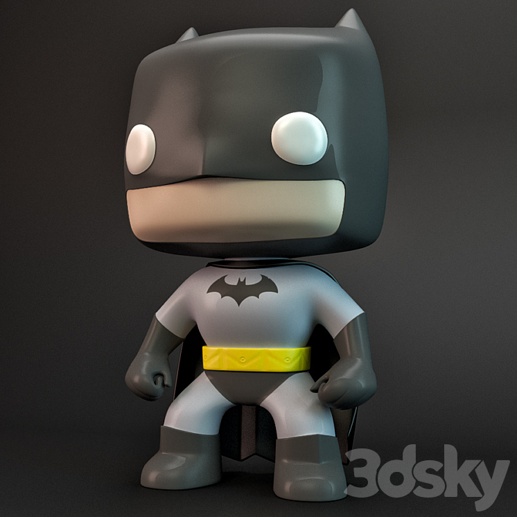 Pop Batman 3DS Max - thumbnail 2
