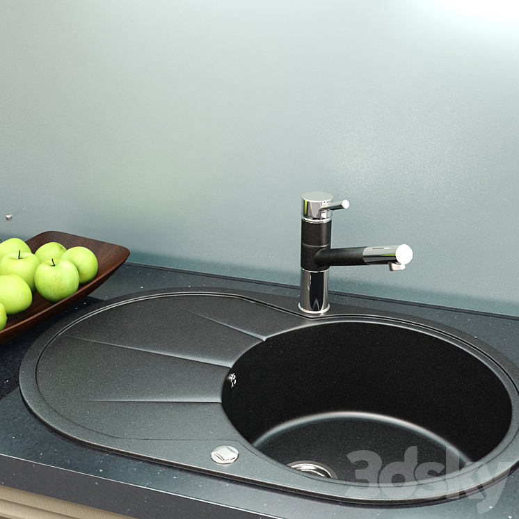 Kitchen Sink 3DS Max - thumbnail 2