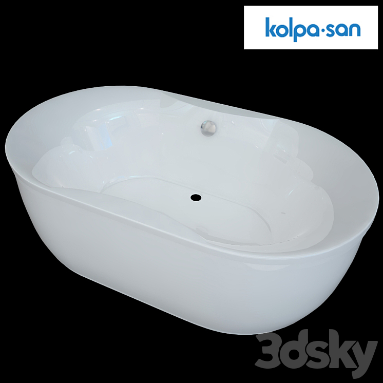 Bath Kolpa San Gloriana - Bathtub - 3D model