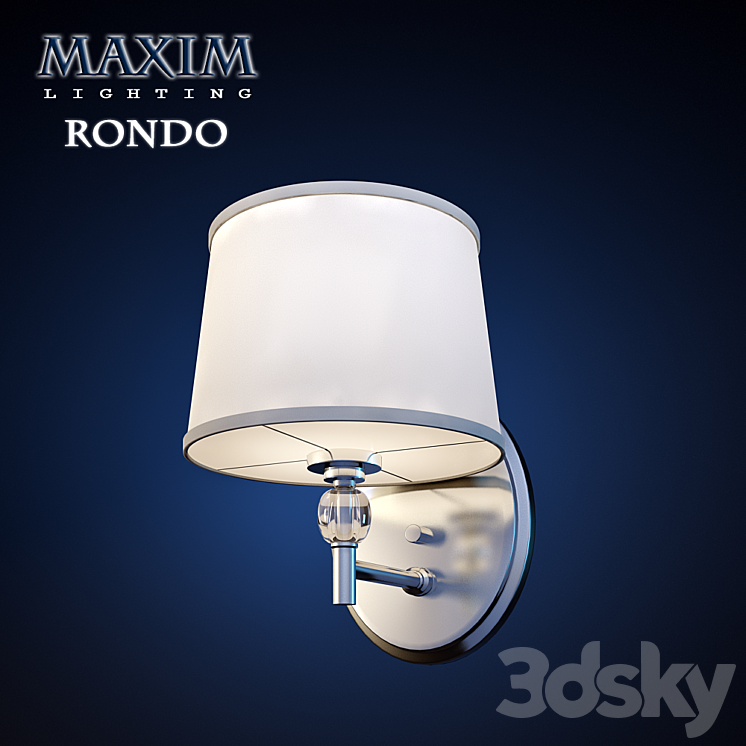 Maxim Lighting Rondo Light 3DS Max - thumbnail 1