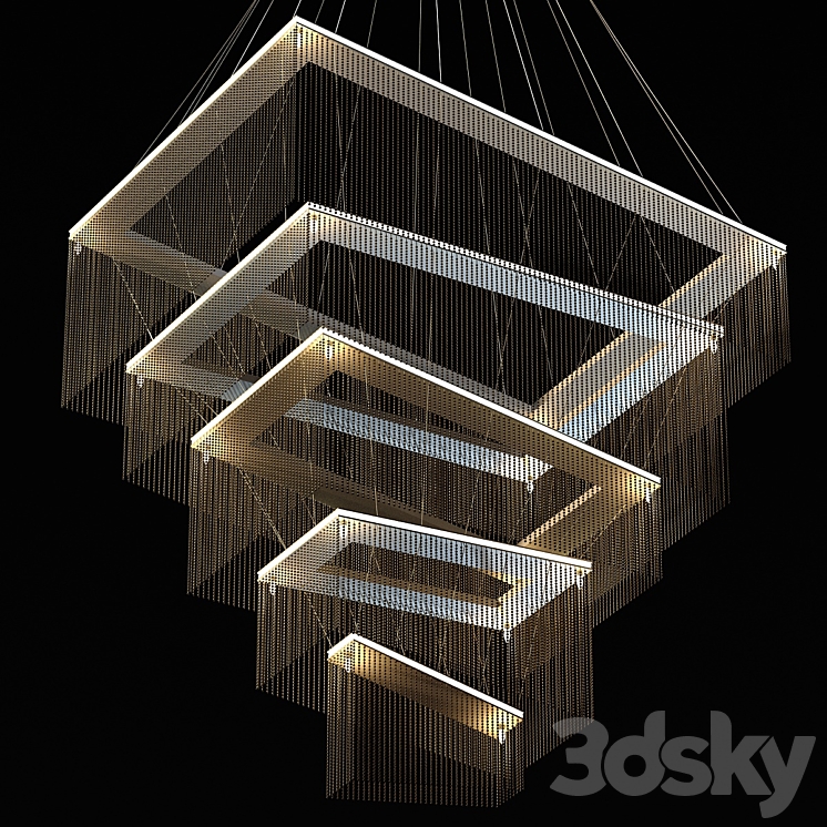 Willowlamp – Geometric storm 3DS Max - thumbnail 1