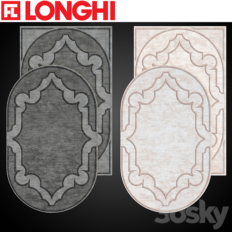Longhi carpet – Loveluxe – Percy 3DS Max - thumbnail 1