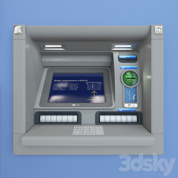 ATM NCR SelfServ34 6634 3DS Max - thumbnail 1