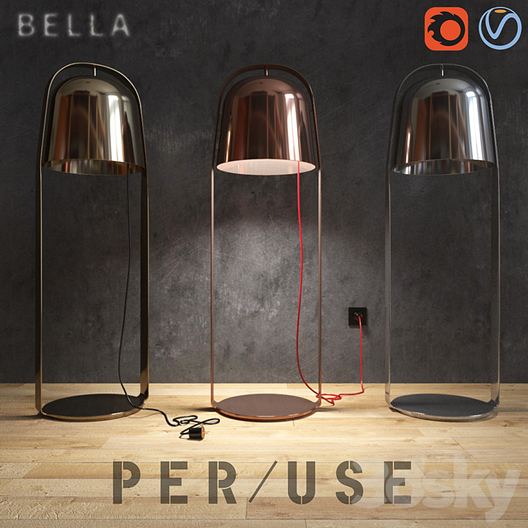Lamp Bella by PERUSE 3DS Max - thumbnail 1