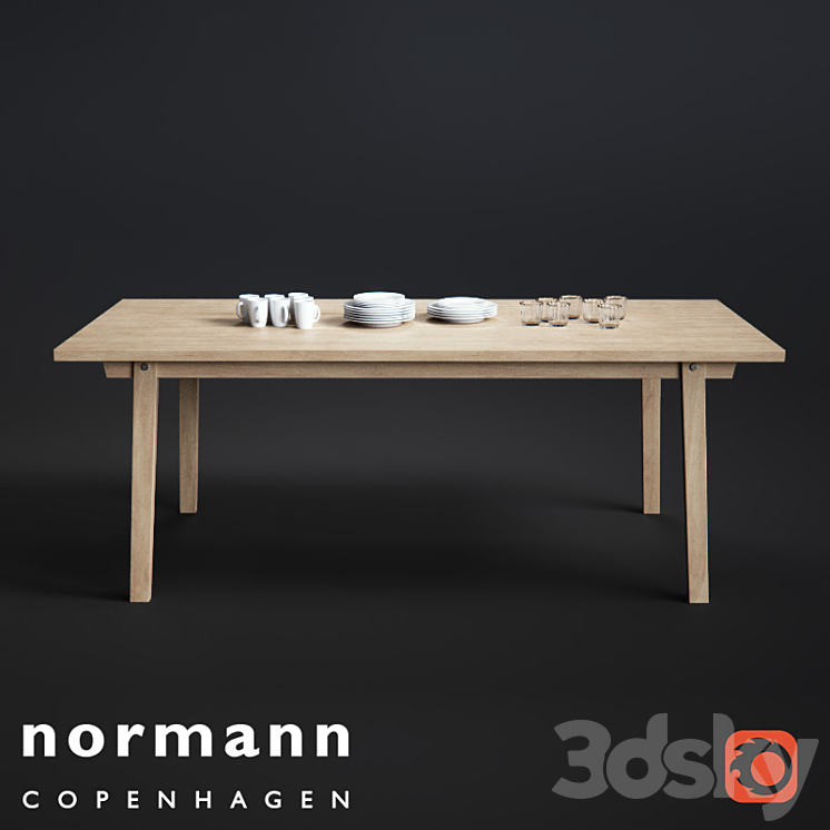 Normann Copenhagen Slice 3D Model
