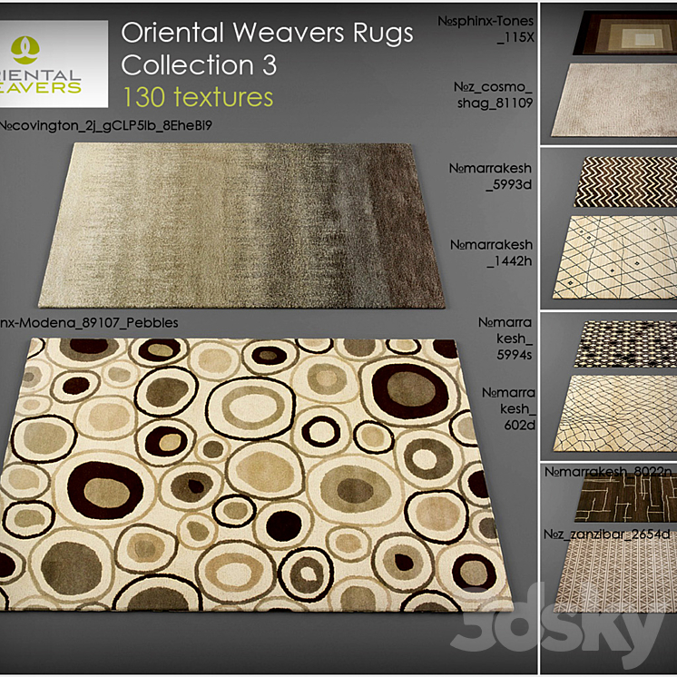 Oriental Weavers rugs3 3DS Max - thumbnail 1