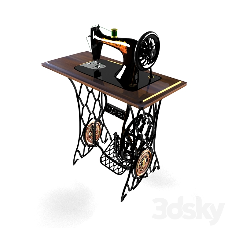 Singer 3D Model