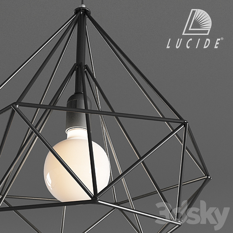 Lamp Lucide Ricky Pendant 3DS Max - thumbnail 2