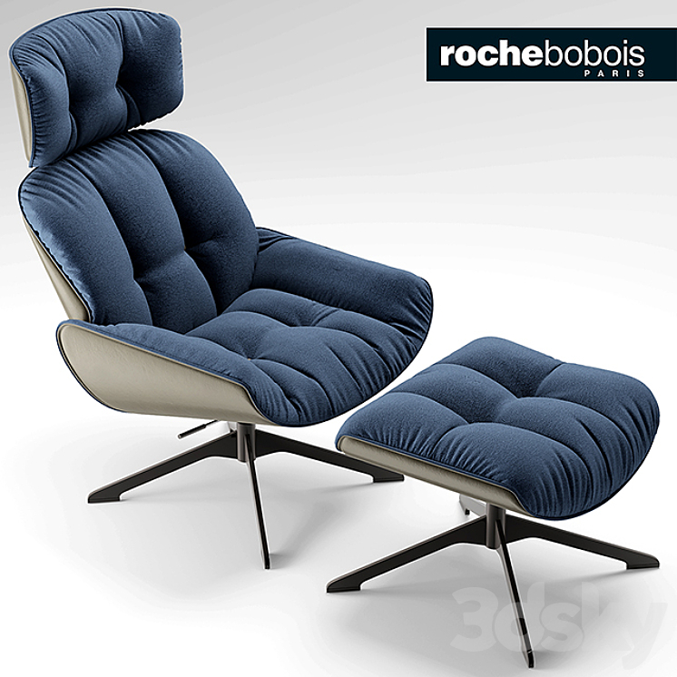 Armchair roche bobois QUIET LIFE ARMCHAIR 3D Model