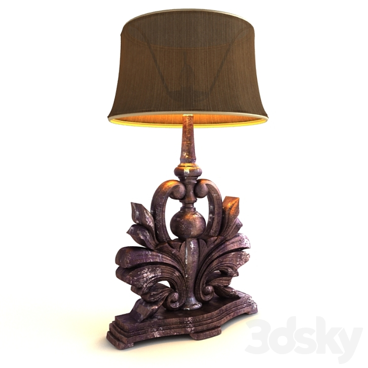 Owen Table Lamp 3DS Max - thumbnail 2