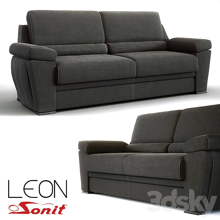 3DS MAX Sofa Leon 3DS Max