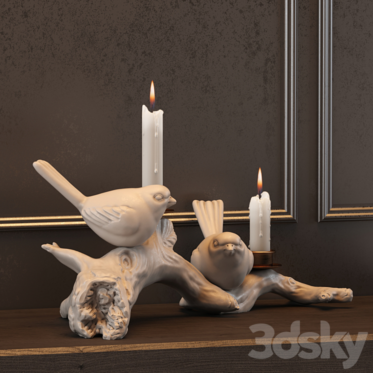 Candlestick 3DS Max - thumbnail 1