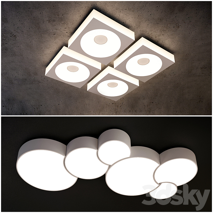 Fixtures. Collection №3 3D Model