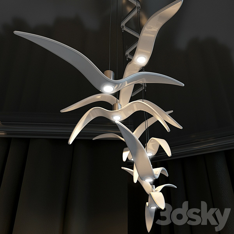 Brokis Night Birds 3D Model
