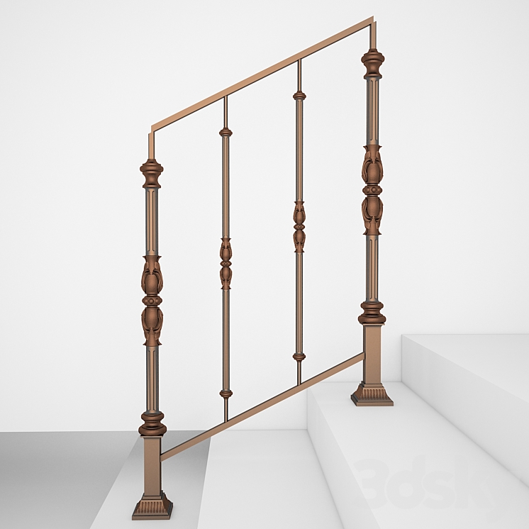 Fencing ladder 3DS Max - thumbnail 1